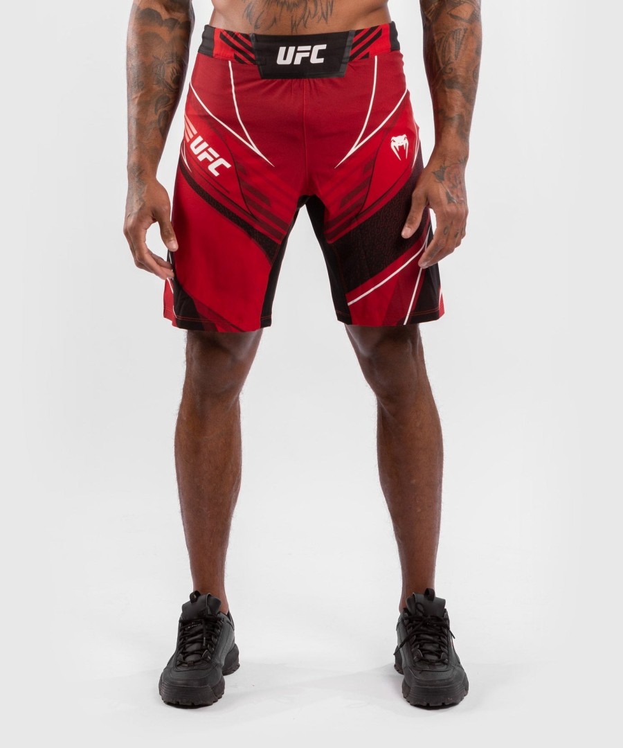 ufc venum authentic fight night herrenshorts – lange passform – rot
