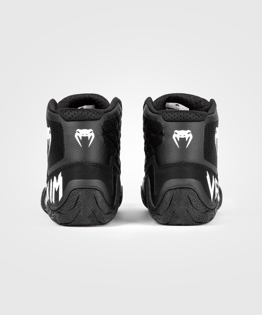 venum elite wrestlingschuhe - schwarzweiß