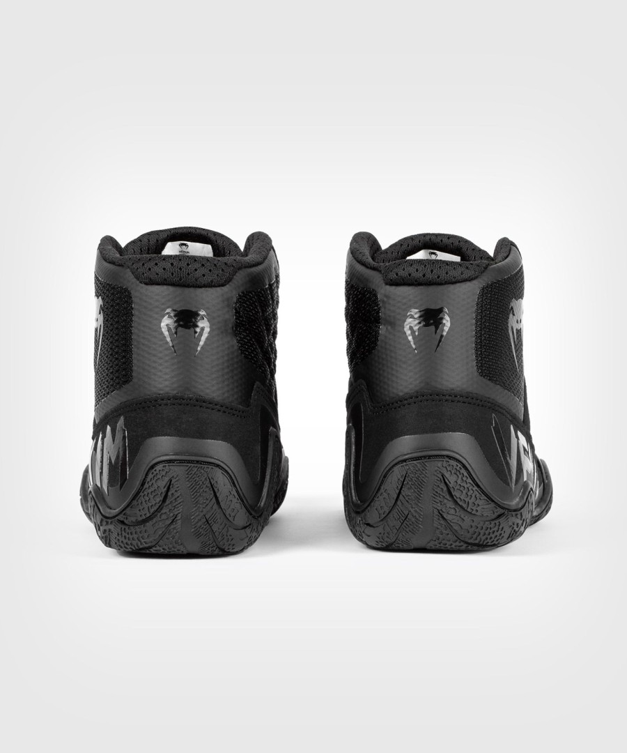 venum elite wrestlingschuhe - schwarzschwarz