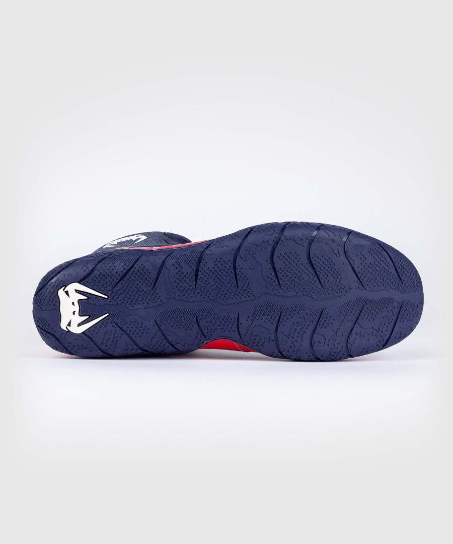 venum elite wrestlingschuhe - blaugelb