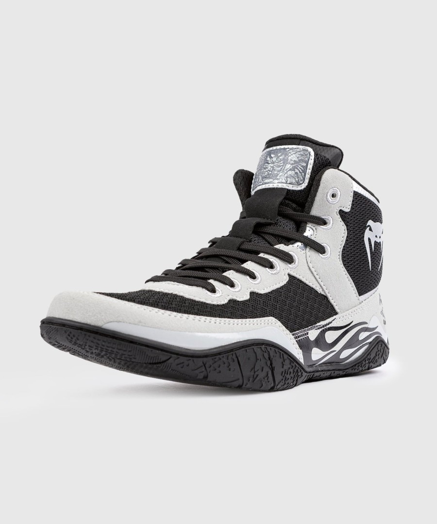 venum x dodge demon 170 wrestlingschuhe – grau