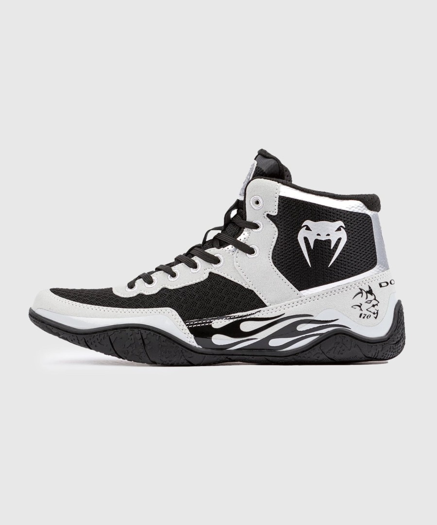 venum x dodge demon 170 wrestlingschuhe – grau
