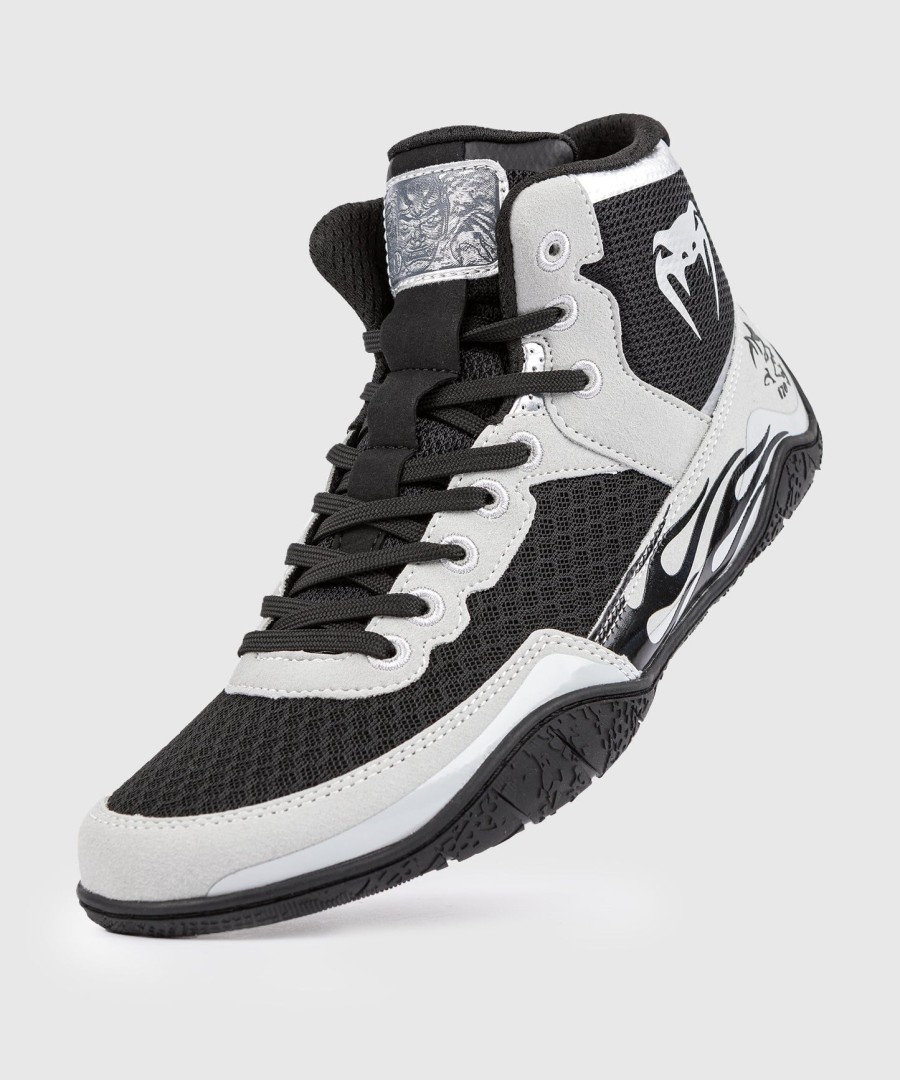 venum x dodge demon 170 wrestlingschuhe – grau